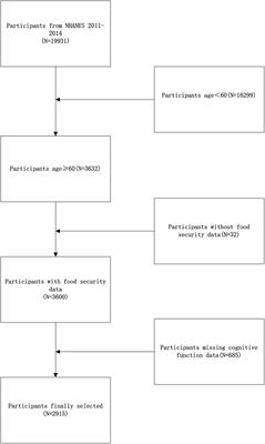 Impact of food insecurity on cognitive health in older adults: insights from the NHANES 2011–2014 data